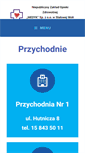 Mobile Screenshot of medykstalowawola.pl